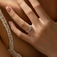 Sterling Silver Round Link Ring