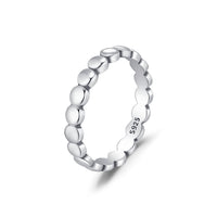 Sterling Silver Round Link Ring