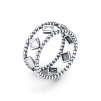 Sterling Silver Vintage Bead Ring
