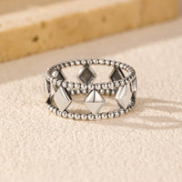Sterling Silver Vintage Bead Ring