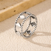 Sterling Silver Vintage Bead Ring