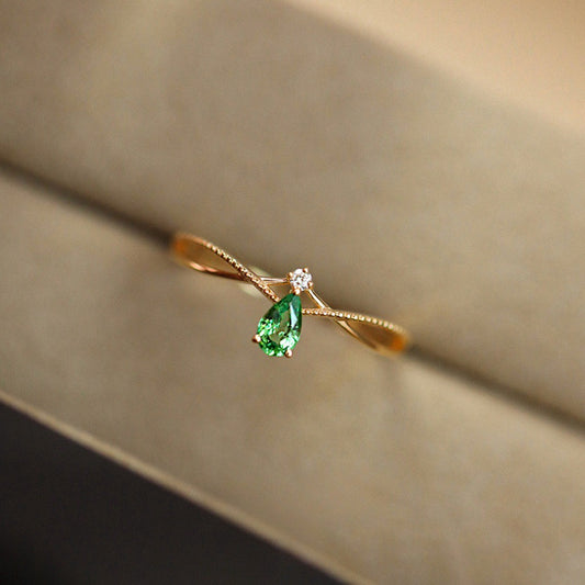 Sterling Silver Eternal Drop Ring