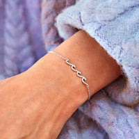 Sterling Silver Ocean Waves Bracelet