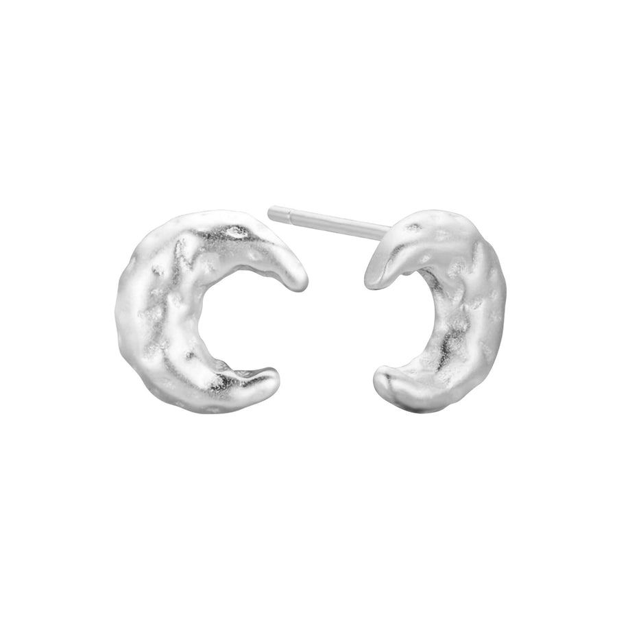 Sterling Silver Moon Earrings