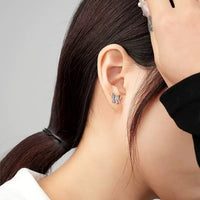 Sterling Silver Butterfly Stud Earrings