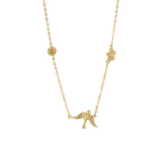 Gold Plated Sterling Silver Animal Necklace