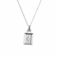 Sterling Silver Square Necklace