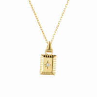 Sterling Silver Square Necklace