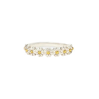 Sterling Silver Daisy Flower Ring