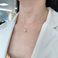 Sterling Silver Clover Pendant Necklace