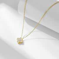 Sterling Silver Clover Pendant Necklace