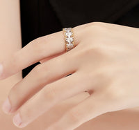 Vintage Brushed Adjustable Sterling Silver Ring