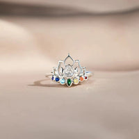 Sterling Silver Ethereal Lotus Ring