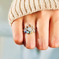 Sterling Silver Ethereal Lotus Ring