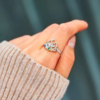 Sterling Silver Ethereal Lotus Ring