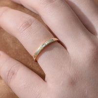Sterling Silver Simple Square Band Ring