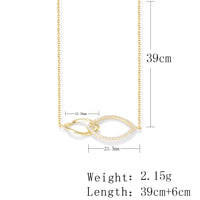 Gold Plated Sterling Silver Leaf Necklace