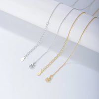 Gold Plated Sterling Silver Leaf Necklace