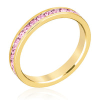Stylish Stackables Pink Gold Eternity Ring