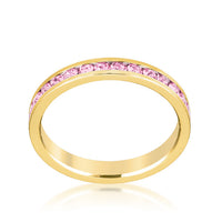 Pink Gold Stackable Ring