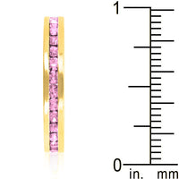 Stackable Pink Gold Eternity Ring