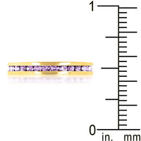 Lavender Crystal Eternity Ring