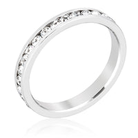 Stylish Stackables Clear Crystal Ring