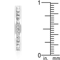 Clear Crystal Stackable Eternity Ring