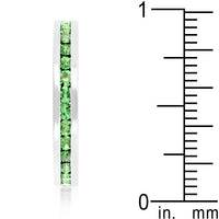 Peridot Stackable Crystal Ring
