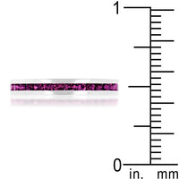 Amethyst Stackable Eternity Ring
