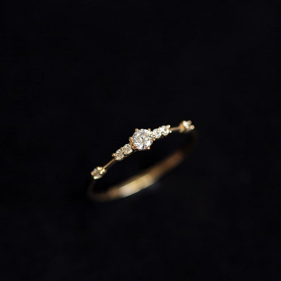 Wavy Stackable Ring in Sterling Silver