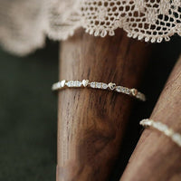 Cubic Zirconia Heart Ring in Sterling Silver