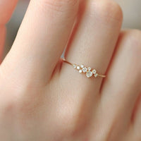 Cubic Zirconia Elegant Ring in Sterling Silver