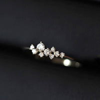 Cubic Zirconia Elegant Ring in Sterling Silver