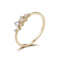 Cubic Zirconia Elegant Ring in Sterling Silver