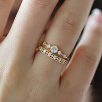Sterling Silver Vintage Link Band Ring