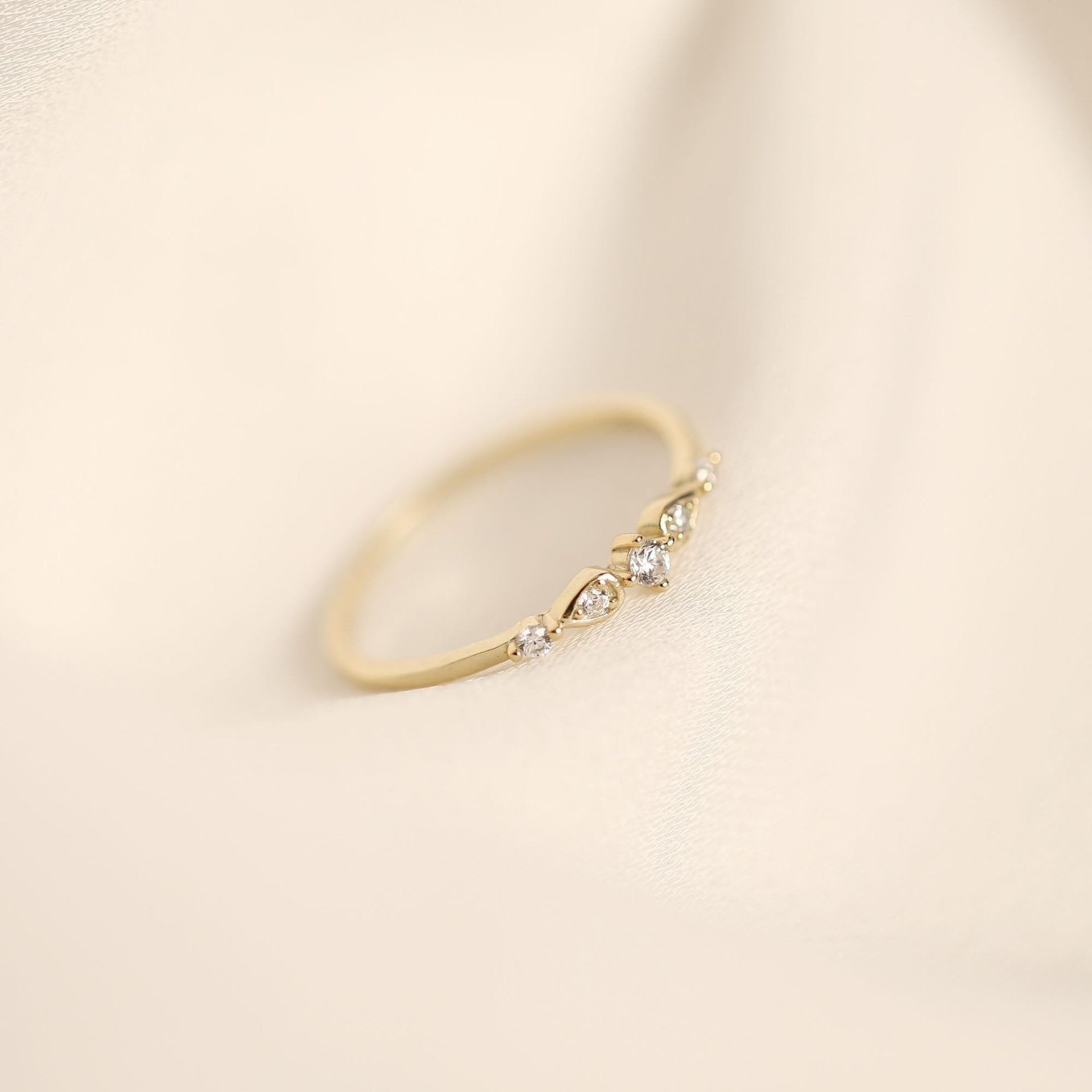 Eternity Ring in Sterling Silver with Cubic Zirconia