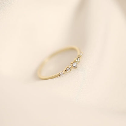 Sterling Silver Cubic Zirconia Eternity Ring