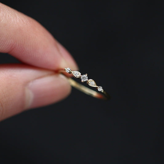 Sterling Silver Cubic Zirconia Eternity Ring