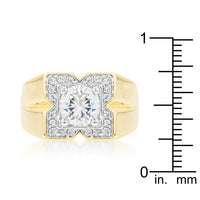 Golden Star Men's Ring