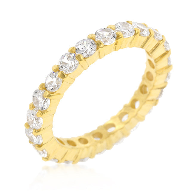 Jessica Goldtone Eternity Band