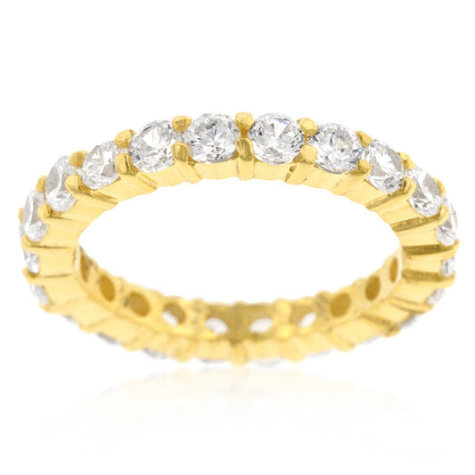 Jessica Goldtone Eternity Band