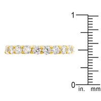 Jessica Goldtone Eternity Band