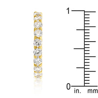 Jessica Goldtone Eternity Band