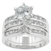 Formal Rhodium Engagement Set