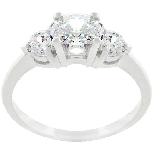 Oval Serenade Triplet Ring