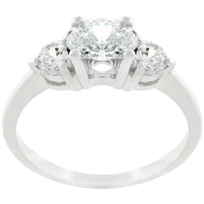 Oval Serenade Triplet Ring