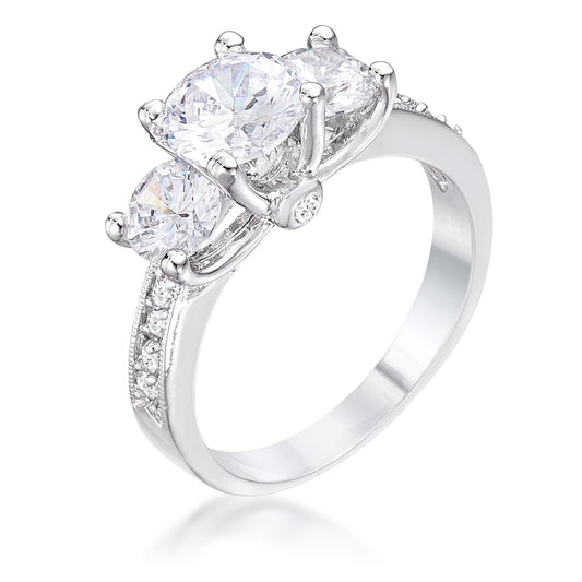 Elizabeth Cubic Zirconia Engagement Ring