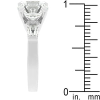 Classic Triple White Engagement Ring