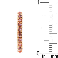 Pink Cubic Zirconia Eternity Ring